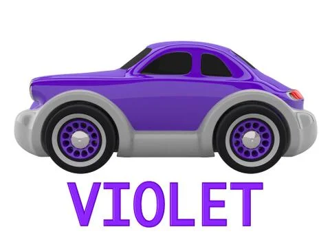 Toy car. 3D render Stock Illustration