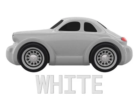 Toy car. 3D render Stock Illustration