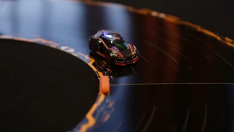 Toy Car is driving of Stock Footage 118962921