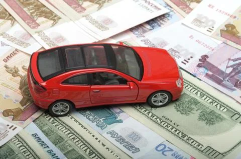 The toy car Stock Photos