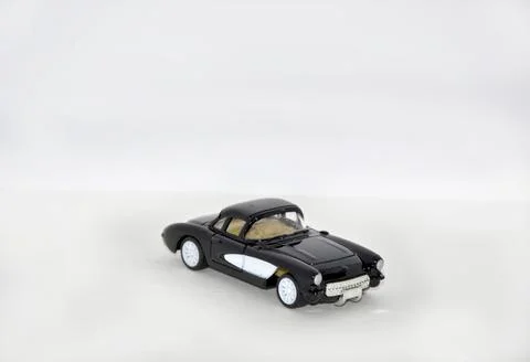 Toy car on a white background. buying, selling, insuring and renting cars Stock Photos