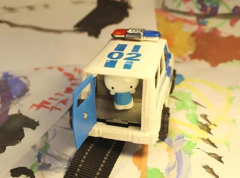Toy cat 库存照片