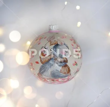 Toy for the Christmas tree Stock Photos