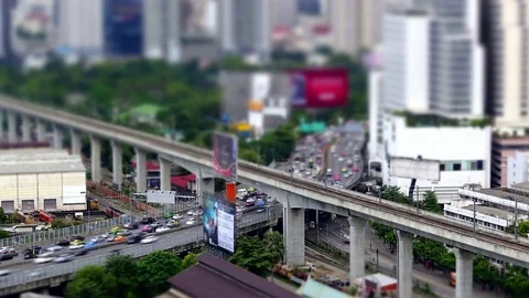 Toy city time lapse Stock Footage 78377747
