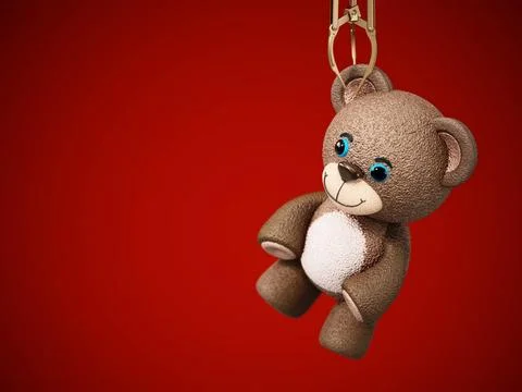 Toy claw machine holding a teddy bear. 3D illustration Toy claw machine ho... Stock Photos