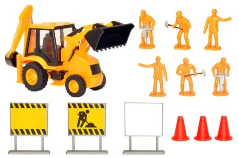 Toy Construction Play Set Foto stock