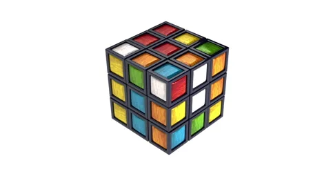 Toy cube 3d Stock Footage 1474481