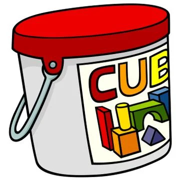 Toy - Cube Box Stock Illustration