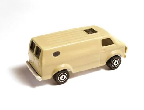 Toy delivery van Stock Photos