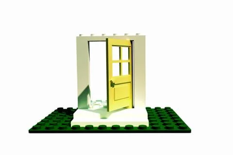 Toy door Stock Illustration