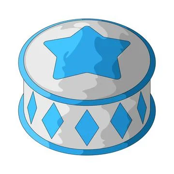 Toy drum illustration Stock Illustration