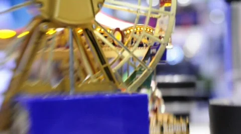 Toy Ferris Wheel Stock Footage 539392