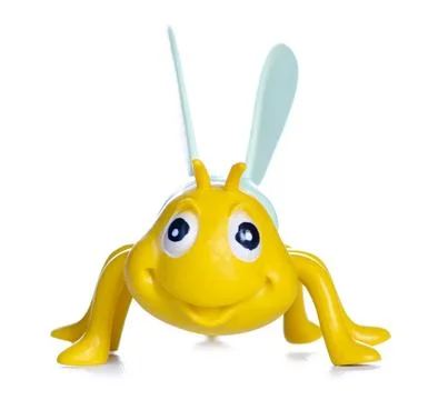Toy figure bee Stock Photos