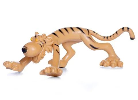 Toy figure tiger Stock Photos