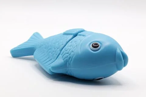A toy fish that can be split in half Stock Photos