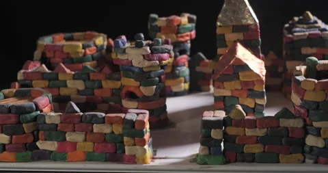 The toy fortress Stock Footage 166264765