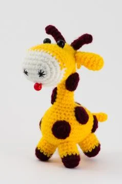 Toy giraffe Stock Photos