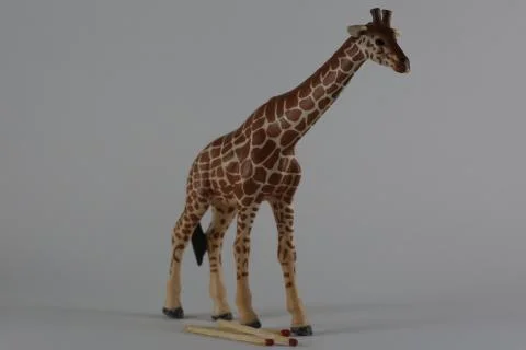 Toy giraffe 库存照片