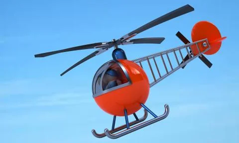 Toy helicopter Stock Illustration