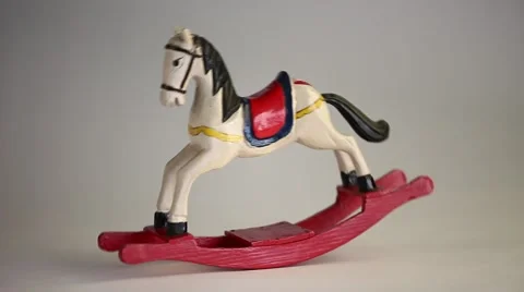 Toy horse Stock Footage 61952195