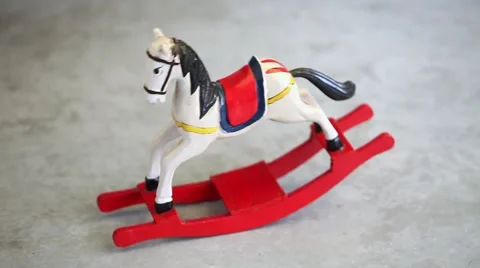 Toy horse Stock Footage 61952246