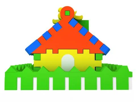 Toy house Stock Illustration