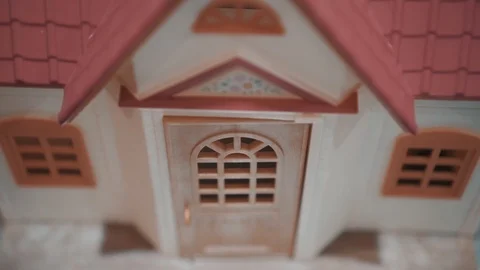 Toy house top view Stock Footage 100558623