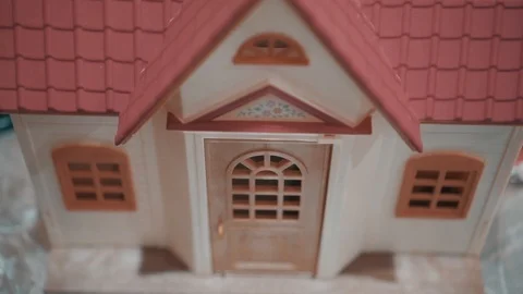 Toy house top view Stock Footage 100558625