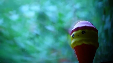 Toy ice cream window Stock Footage 92465677