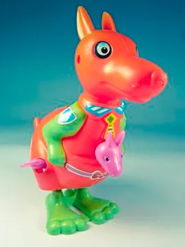 Toy kangaroo Stock Photos