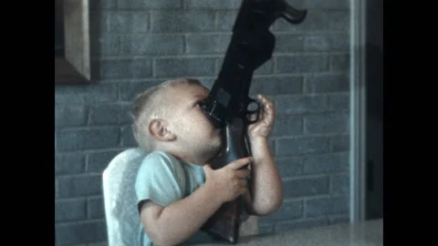 Toy Machine Gun 1955 Stock Footage 152920193
