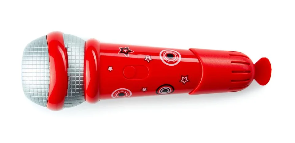 Toy microphone Stock Photos