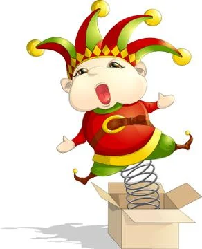 Toy out of the box 스톡 일러스트
