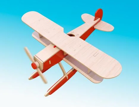 Toy plane Stock Illustration