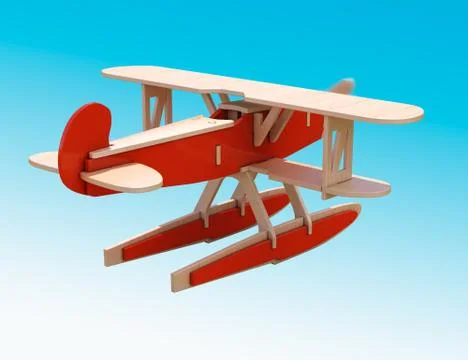 Toy plane Stock Illustration