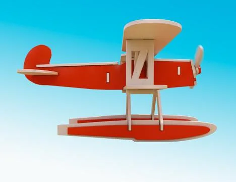 Toy plane Stock Illustration