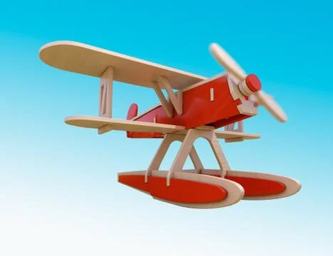 Toy plane Stock Illustration