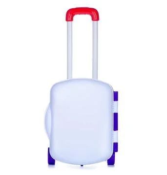 Toy plastic suitcase Stock Photos