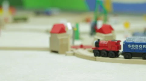 Toy a railroad Stock Footage 56197641
