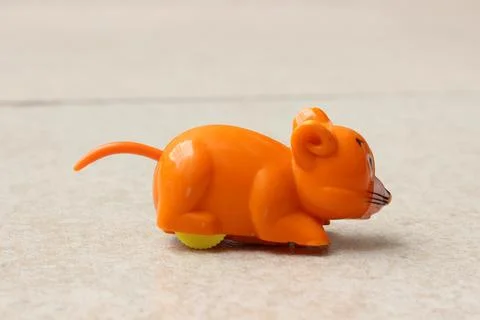 A toy rat, mouse for the concept relating to mouse and their news and diseases c Stock Photos
