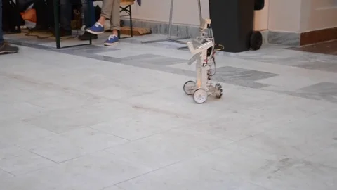 Toy robots prototypes concept Stock Footage 76502520