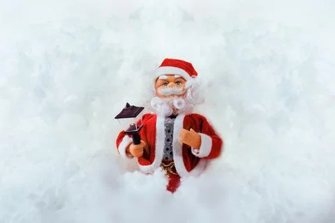 Toy Santa Claus Stock Photos