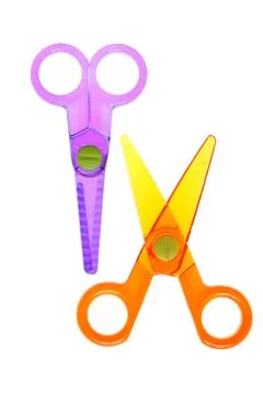 Toy scissors Foto stock