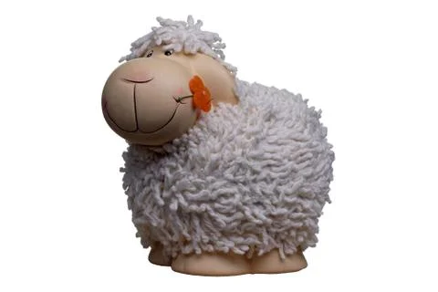 Toy sheep Stock-Fotos