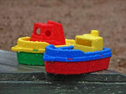Toy ship Stock Photos