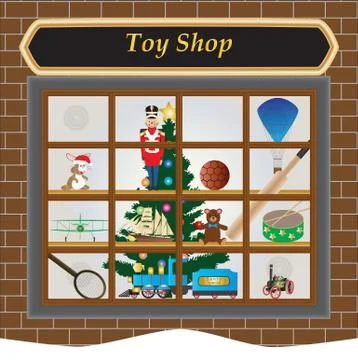 Toy Shop Stock-Illustration