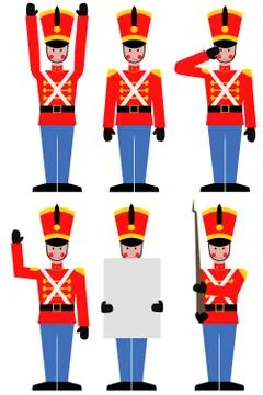 Toy Soldier Stock Illustration