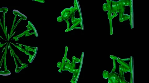 Toy Soldiers Vortex Stockbeeldmateriaal 41854094