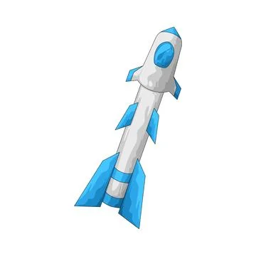 Toy spaceship illustration Stock Illustration