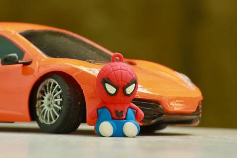 Toy spiderman Stock Photos